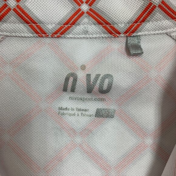 NVO Nivo Sport Polo Tank Womens L Large 1/4 Zip Sleeveless Collar Athletic Shirt - Picture 8 of 11